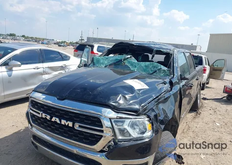 2023 Ram 1500 Big Horn 4X2 5'7 Box from USA, damaged, VIN 1C6RREFT3PN543682